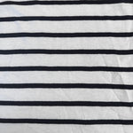Cotton Jersey Stripe · navy/white