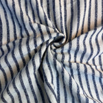 French Terry Stripe · blue/white