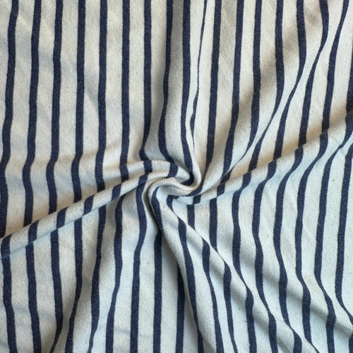 Cotton Jersey Stripe · sky blue/white