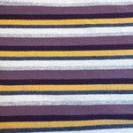 Cotton Jersey Stripe · purple/yellow