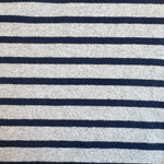 Cotton Jersey Stripe · gray/black