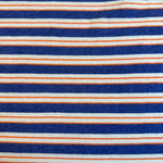 Cotton Jersey Stripe · blue/orange