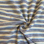 Cotton Jersey Stripe · blue/yellow