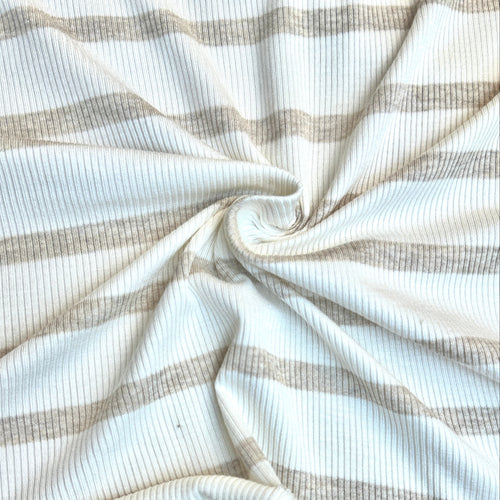 Jersey Stripe · cream/white