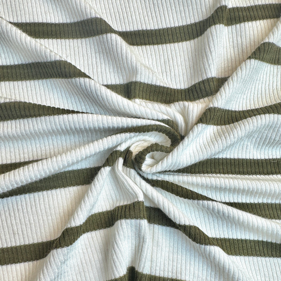 Jersey Stripe · light green/white