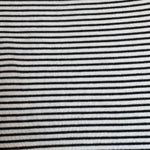 Cotton Jersey Stripe · black/white