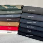 Dark Gray 12 Oz 100% Duck Canvas Cotton HeavyWeight Apparel Fabric By The Yard - View 3