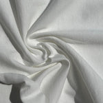 100% Cotton Jersey White Knit Medium-Heavy Weight Eco-Friendly Fabric By The Yard 60″ - View 3