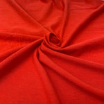 Cotton Red Orange Jersey Knit 100% Fabric By the Yard 58″ - View 3