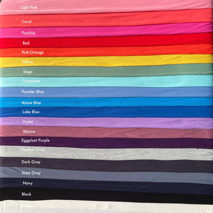 Bamboo Spandex Jersey Knit 60″ Eco-Friendly Fabric By The Yard