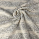 Double-Sided Gray French Terry Fabric by the Yard | 15 Oz/340 GSM – Reversible Knit for Hoodies, Sweatshirts, Towels, Loungewear & More - View 3