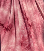 Bamboo Spandex Jersey Knit Burgundy Red & White Cloud Tie Dye Splash 60″ Eco-Friendly Sustainable Fabric By The Yard - View 3