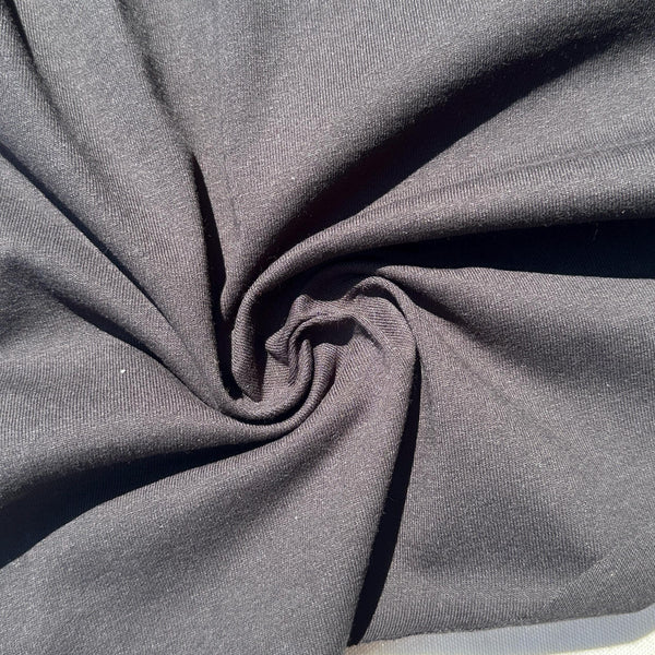 100% Cotton Jersey Charcoal Gray Knit Medium-Heavy Weight Eco-Friendly Fabric By The Yard 60″