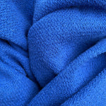 Heavy Cotton Yellow French Terry Knit With Matching Jersey and Rib | 450 GSM/22 Oz French Terry Heavy Sweatshirt Fabric By The Yard - View 2