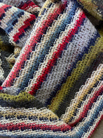 Hacci Acrylic Jersey Knit Fishnet Fabric By The Yard 60" Green, Yellow, White, Blue, Red, and Gray - View 3